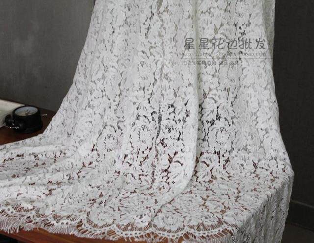 1.5米 车骨出口睫毛蕾丝花边辅料面料 手工diy服装布料材料须须边