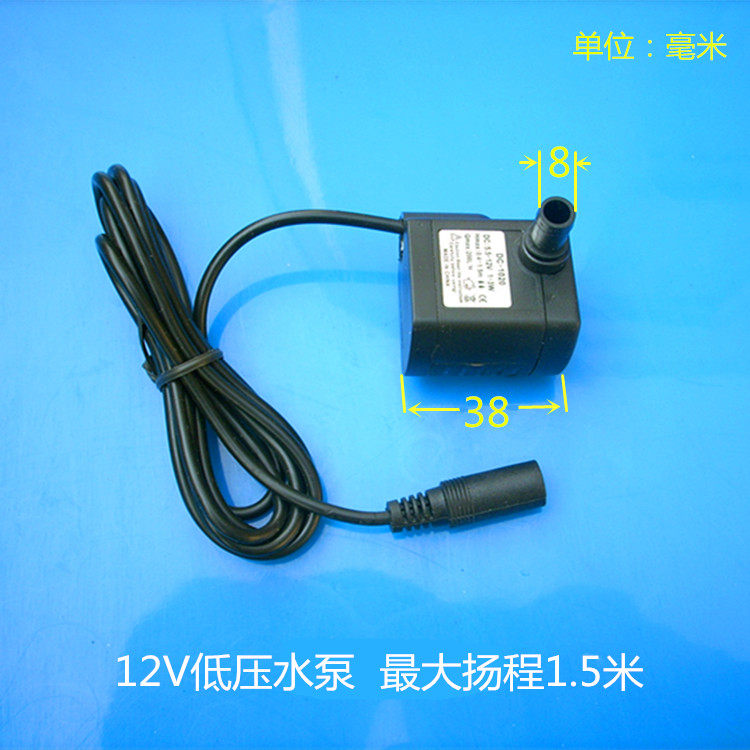 12V低压潜水泵 营养液循环设备 低能耗 阳台水培种菜 循环使用