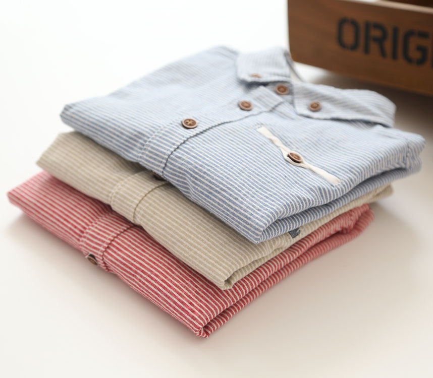 Chemise garcon à manche longue - Ref 2075613 Image 1