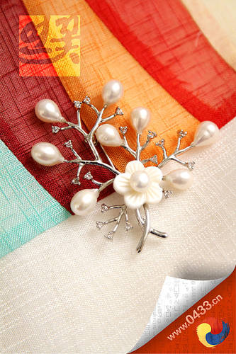 韩服高档飘带胸针，，别针