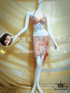 专业定制 肚皮舞服装 鸿舞衣工厂店2016 鼓舞三件套