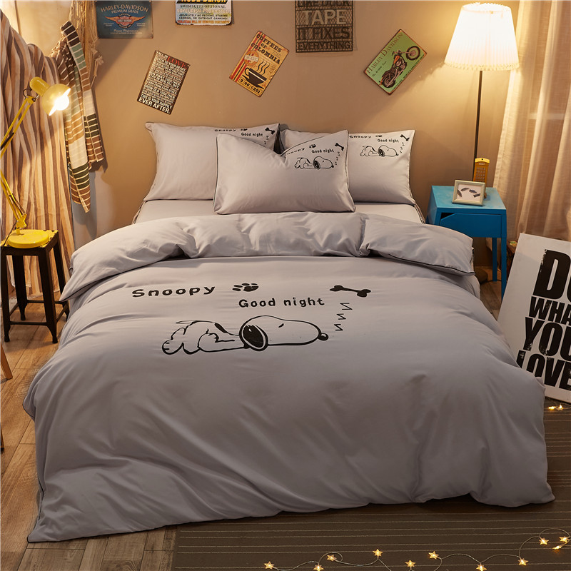 简约纯色四件套床上用品单人大学生宿舍三件套1.5米1.8m床单被套在类目 床上用品, 床品套件/四件套/多件套中 - 来自Buy2taobao.com提供专业的淘宝代购服务