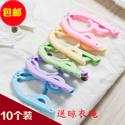 旅行便携式折叠衣架多功能魔术伸缩晾衣服男女户外旅游神器套装