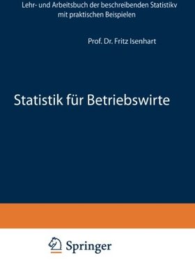 【预售】Statistik Fur Betriebswirte: Lehr- Und Arbeits...