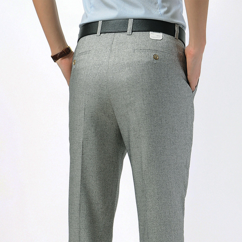 Pantalon droit en polyester pour été - Ref 1489432 Image 1