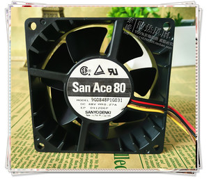 现货三洋 9G0848P1G031 48V 0.27A 8CM 8038 双滚珠 散热风扇