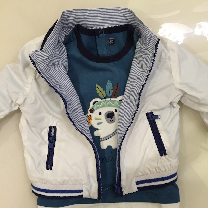 小熊女童婴幼儿全棉长袖T恤卫衣