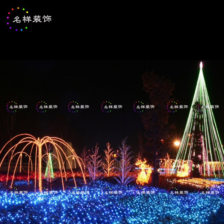 名样大型圣诞树LED树景灯带圣诞节装饰树酒店步行街圣诞树套餐