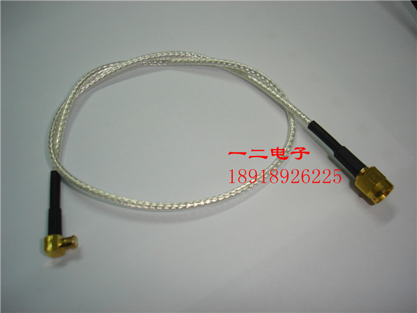 GPS转接头 射频线 适配于GPS15xL-W 全新SMA公头 30CM 赛格实体店