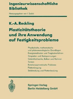 【预订】Plastizitatstheorie Und Ihre Anwendu...