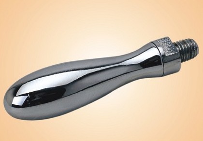 供应镀铬橄榄形M8*63曲面转动手柄,用于加工中心铣床等 葫芦手柄