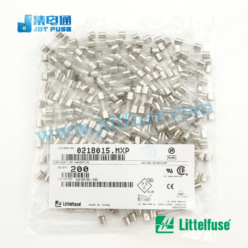 慢断5*20力特玻璃保险丝0218015.MXP不带引线250V15A保险管