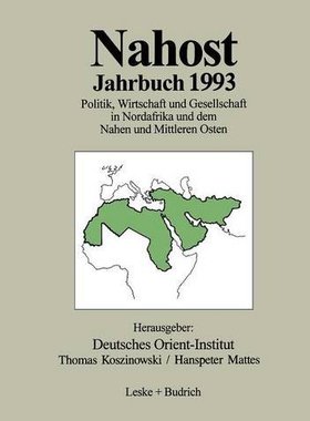 【预售】Nahost Jahrbuch 1993: Politik, Wirtschaft Und ...