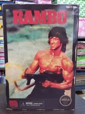 新款NECA 7寸电玩游戏版 兰博Rambo可动人偶手办模型&middot;第一滴血