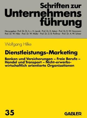 【预售】Dienstleistungs-Marketing: Banken Und Versiche...