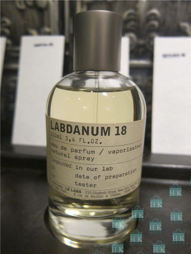 法国LE LABO LABDANUM18 劳丹脂18 香水 定制标签 婴儿香