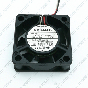 05W B59 24V NMB 4015 1606KL 0.08A 4CM发那科数控机床风扇 MAT