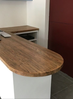 定做松木板榆木板实木桌面板吧台板原木隔板实木餐桌板窗台板层板