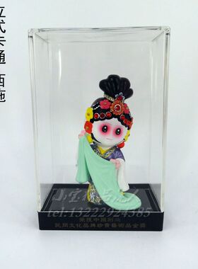 中国特色工艺品创意桌面京剧摆件