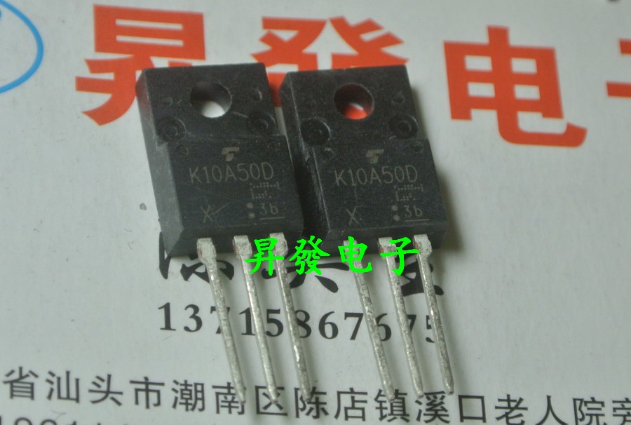 〖昇發电子〗进口拆机MOS管K10A50D 场效应管 10A/500V
