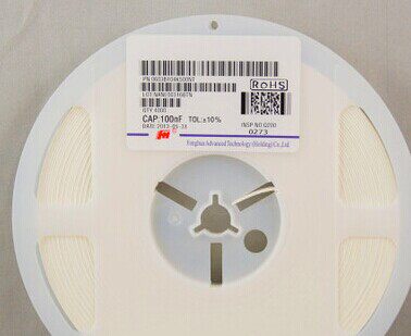 0805B104K500NT 100nF (104K) ±10% 50V 材质:X7R 风华电容 4K装