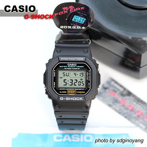 CASIO卡西欧G-SHOCK DW-5600E-1 1997年初代DW-5600E日版全新结束