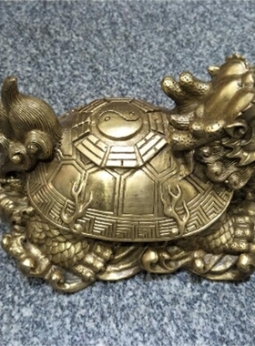 八卦龙龟镇宅招财风水办公室摆件