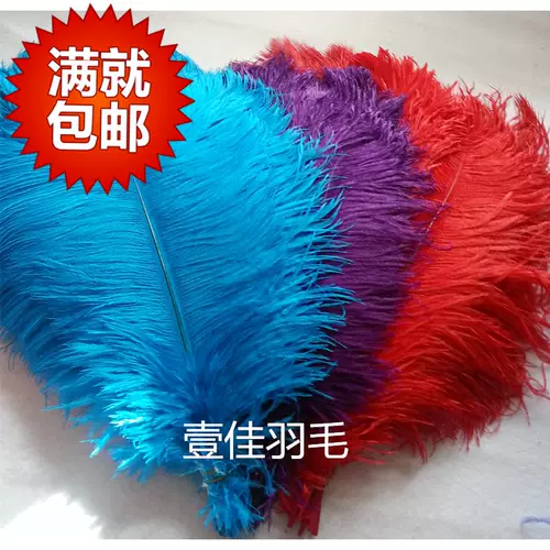Специальное предложение DIY Перо Вспомогательные материалы сцены пера дороги, пирожные добавки импортированные страусы 35-40см