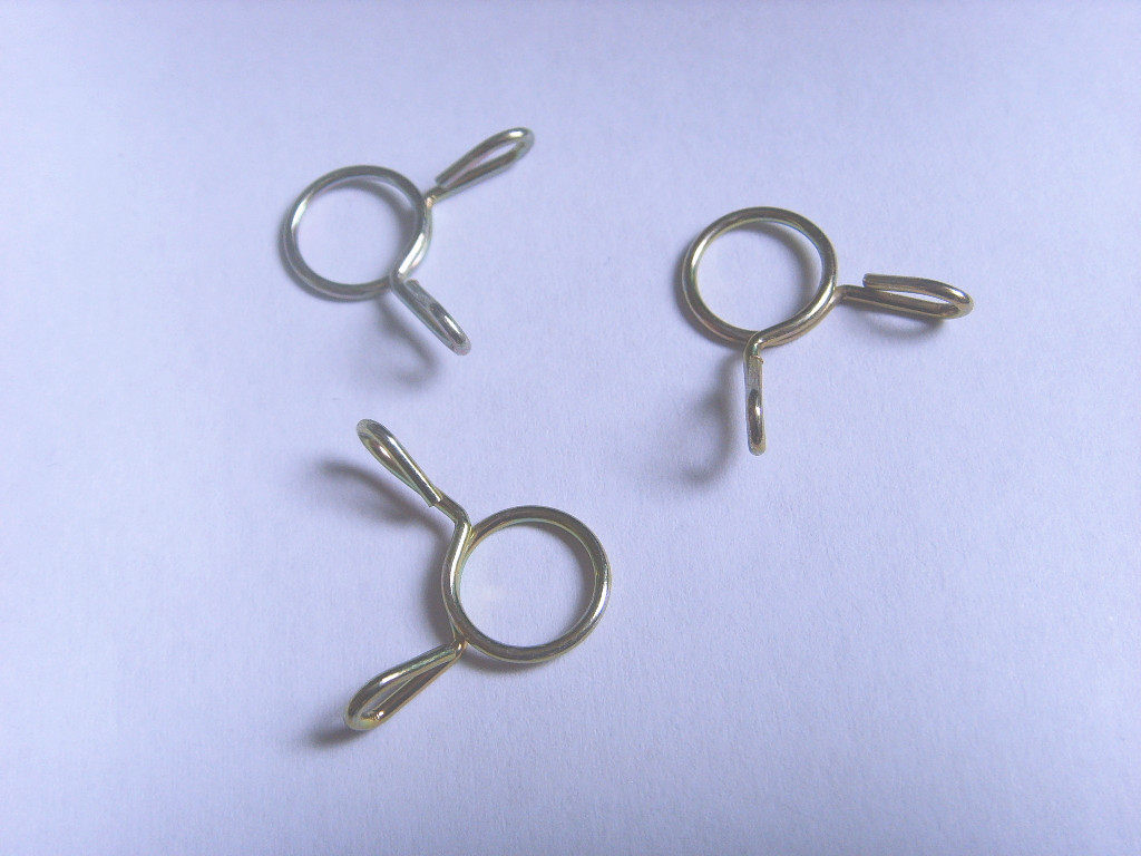 油管夹子 弹簧油管卡 油管卡簧 油管卡箍 内径:8mm 3元=10个