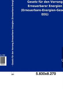 Fur Gesetz 预售 ... Vorrang Erneuerbarer Den