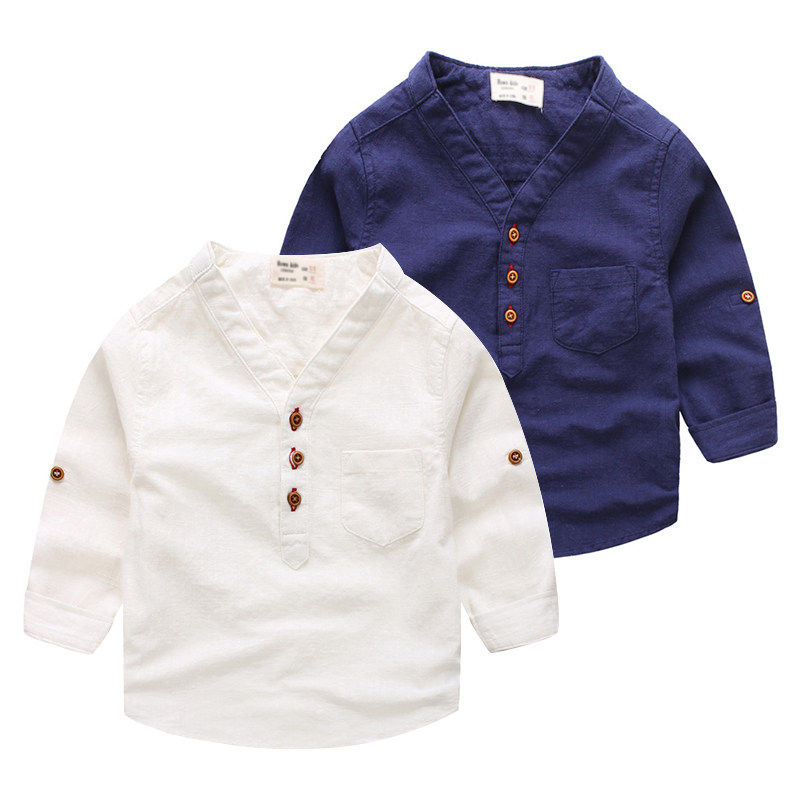 Chemise garcon à manche longue - Ref 2074693 Image 1