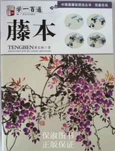 中国画基础技法丛书 学一百通系列 写意花鸟 藤本 黄忠耿国画