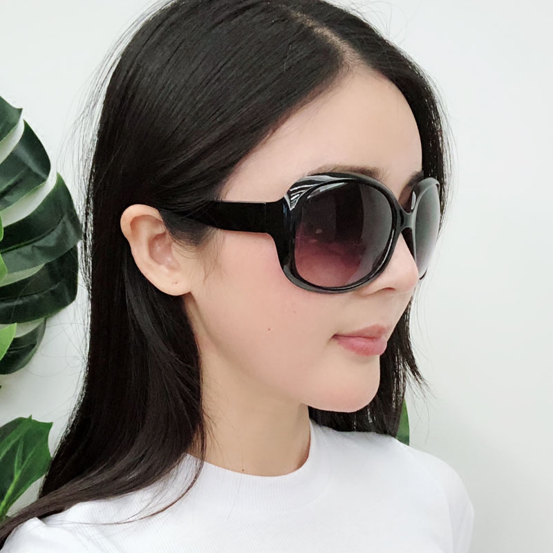 新款女太阳镜蛤蟆镜复古墨镜防紫外线大框修脸时尚个性百搭眼镜