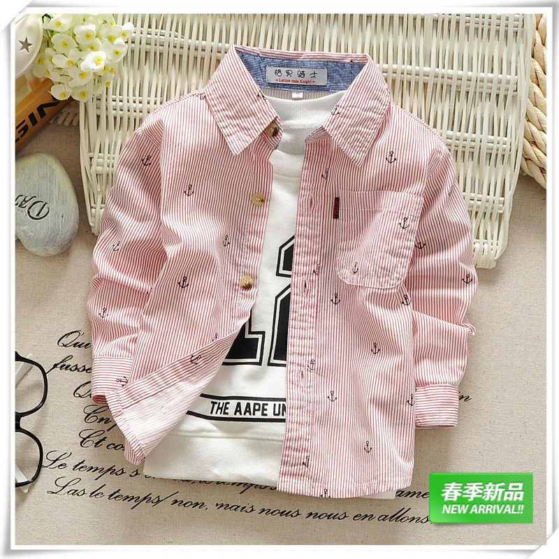 Chemise garcon à manche longue - Ref 2074059 Image 1