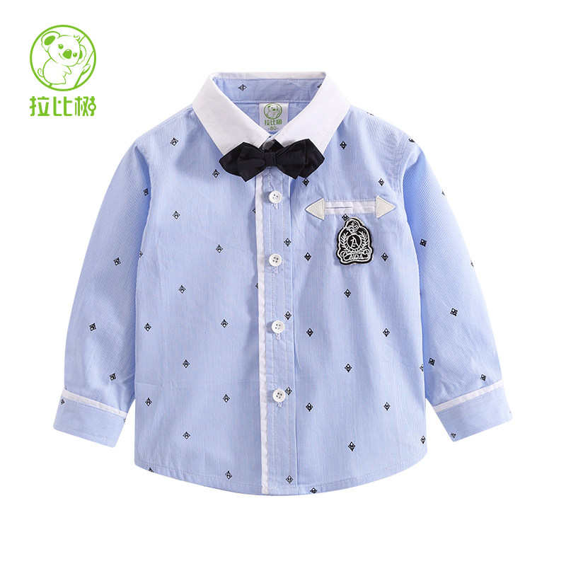 Chemise garcon à manche longue - Ref 2074610 Image 1