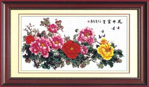 高清彩色十字绣成册图纸