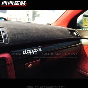 hellaflush前后侧挡车贴 dapper风挡贴纸 汽车拉花 汽车贴纸 车贴