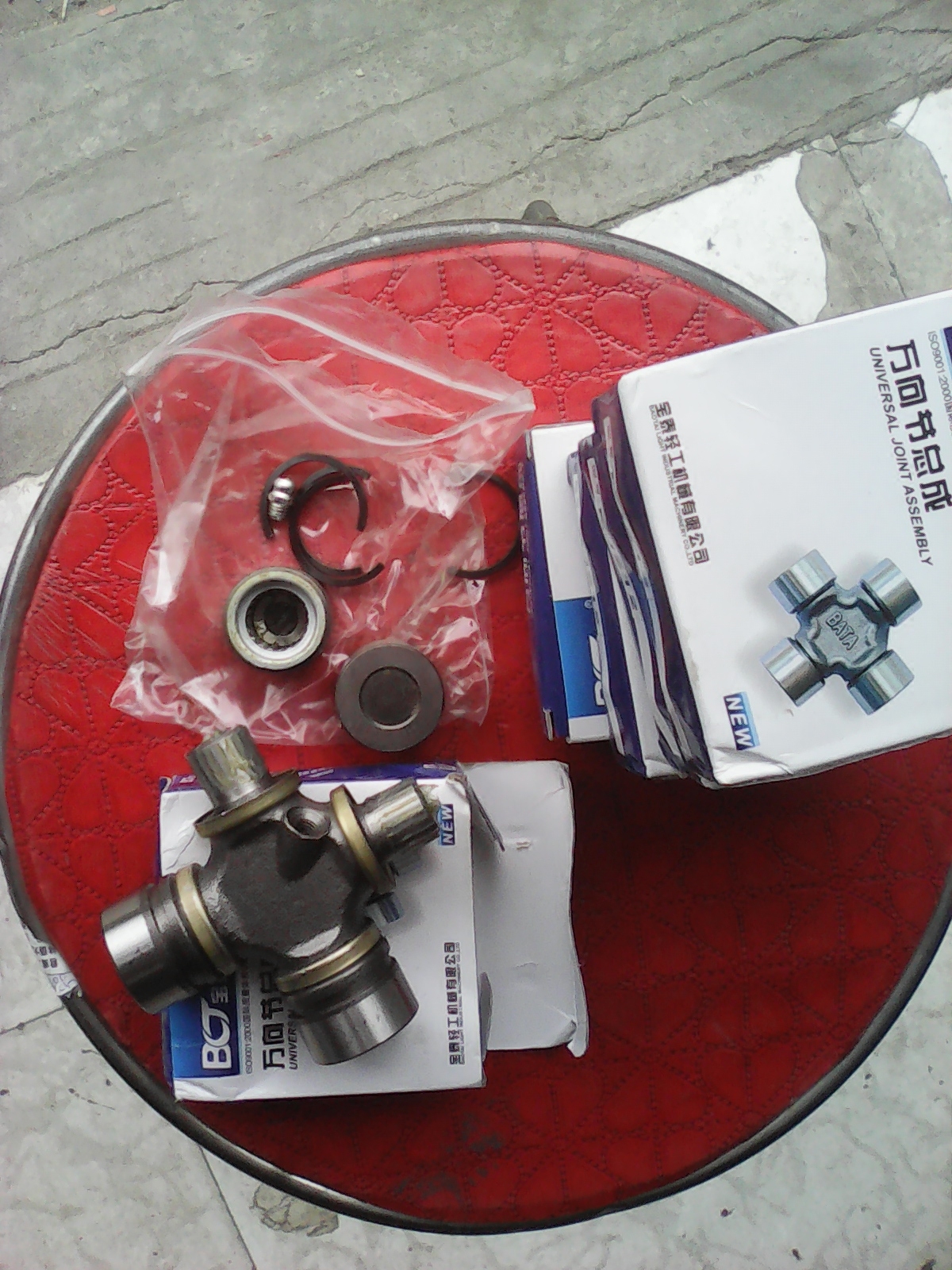 金杯海狮北汽吉普212帕杰罗V31猎豹CS6 Q6传动轴万向节十字轴总成