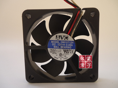 AVC 6010 12V 0.08A 6CM/厘米 CPU机箱 电源 散热风扇 C6010T12H