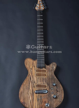 【Bamo Guitars】  原创设计  WildHoney 老房木 电吉他