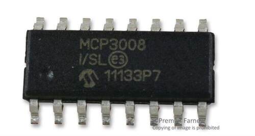 原装MCP3008T-I/SL 模数转换芯片ADC 贴片SOIC-16 MCP3008