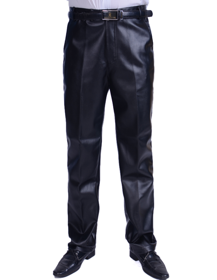 Pantalon cuir homme droit pour hiver - Ref 1488299 Image 1