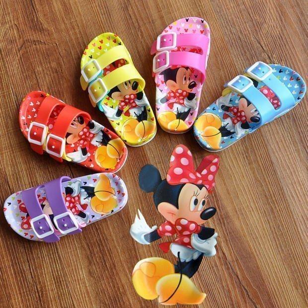 Pantoufles enfants en autre pour été - semelle plastique - Ref 1032671 Image 1