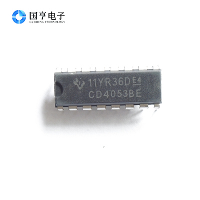 直插 CD4053BE DIP-16 CD/HEF/HCF4053BE 三组二路模拟开关