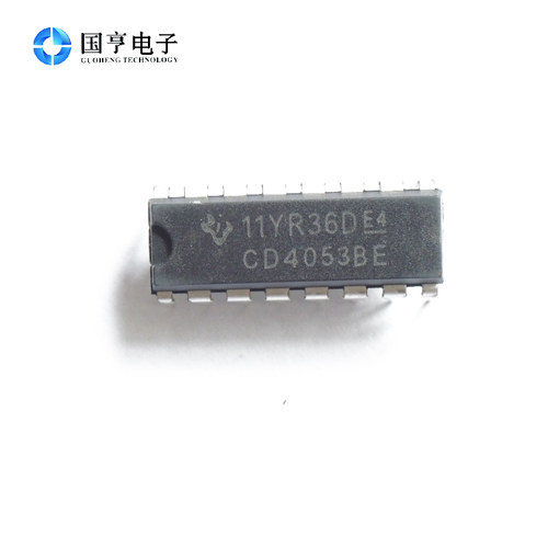直插 CD4053BE DIP-16 CD/HEF/HCF4053BE 三组二路模拟开关