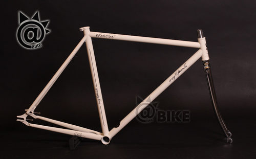 @BIKE FIXED GEAR SF song&friends  进化 单速死飞车架组 米色