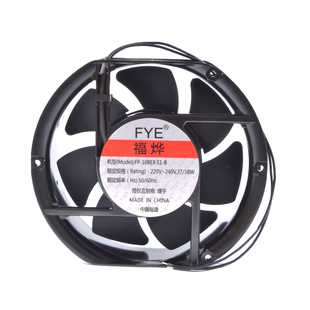 B滚珠风扇220V 108EX 7叶铜线17251机柜散热风扇FP