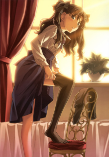 日本动漫海报 圣杯之战命运之夜Fate/stay night动漫装饰画D7548C