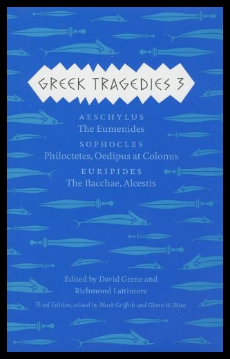 【预售】Greek Tragedies 3: Aeschylus: The Eumenides; Soph