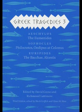 【预售】Greek Tragedies 3: Aeschylus: The Eumenides; Soph